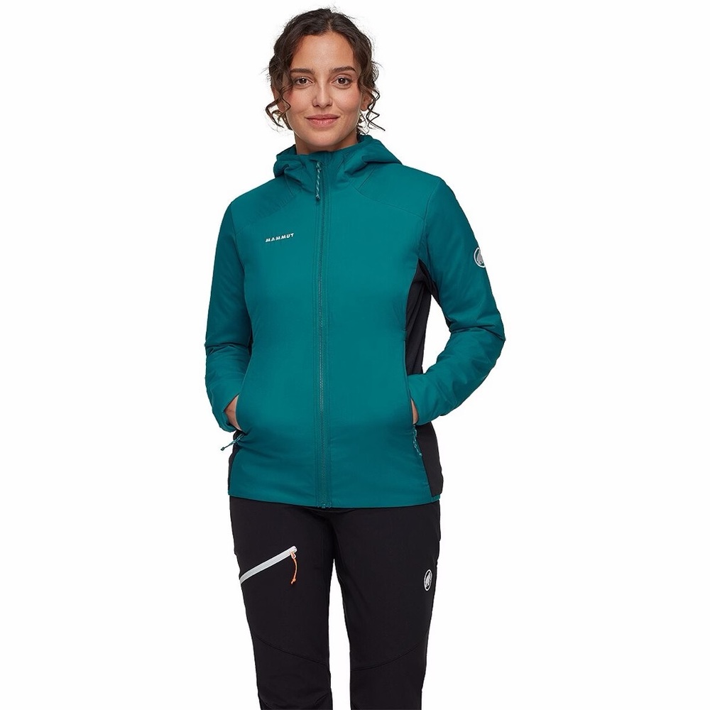 Women's Mammut Rime Air IN Hybrid Hooded Jacket size